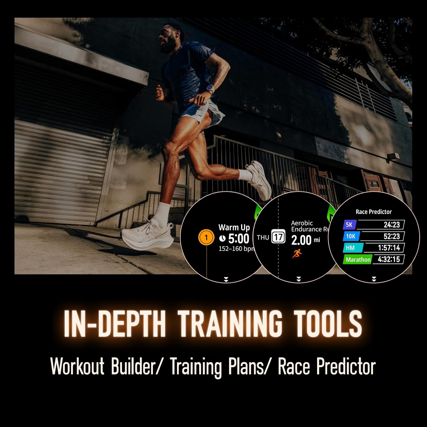 Coros PACE Pro Blau/Marineblau - GPS-Sport- und Abenteueruhr