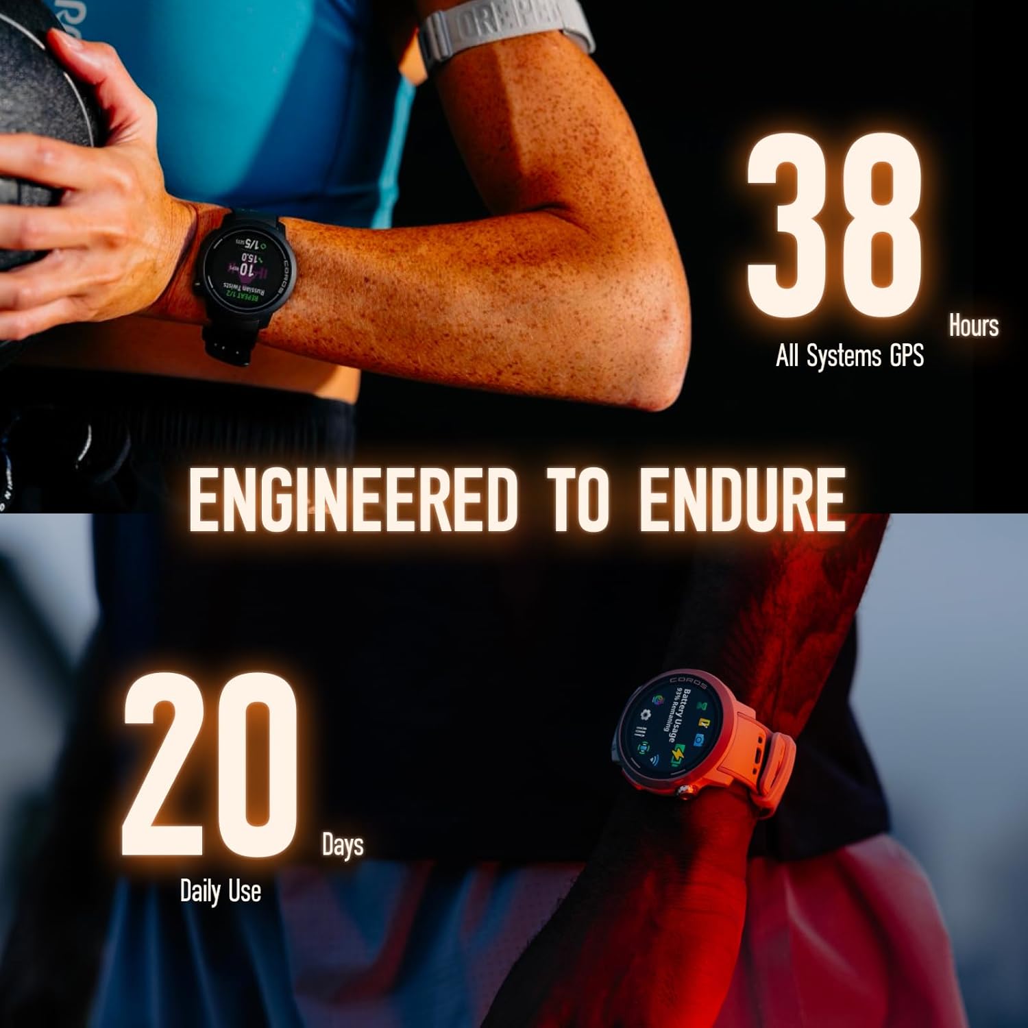 Coros PACE Pro Grau - GPS-Sport- und Abenteueruhr