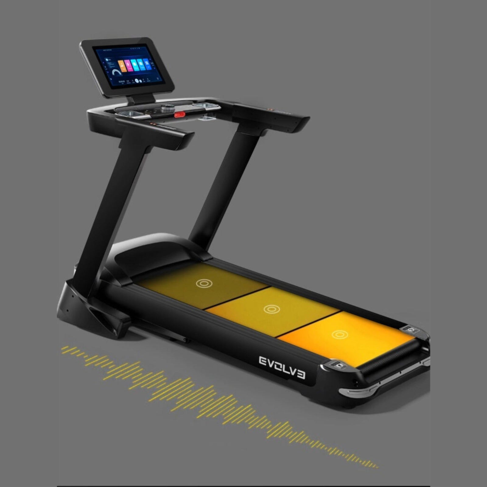 Evolve Fitness HT-350-TFT Laufband – 15,6-Zoll-Touchscreen-Unterhaltungskonsole