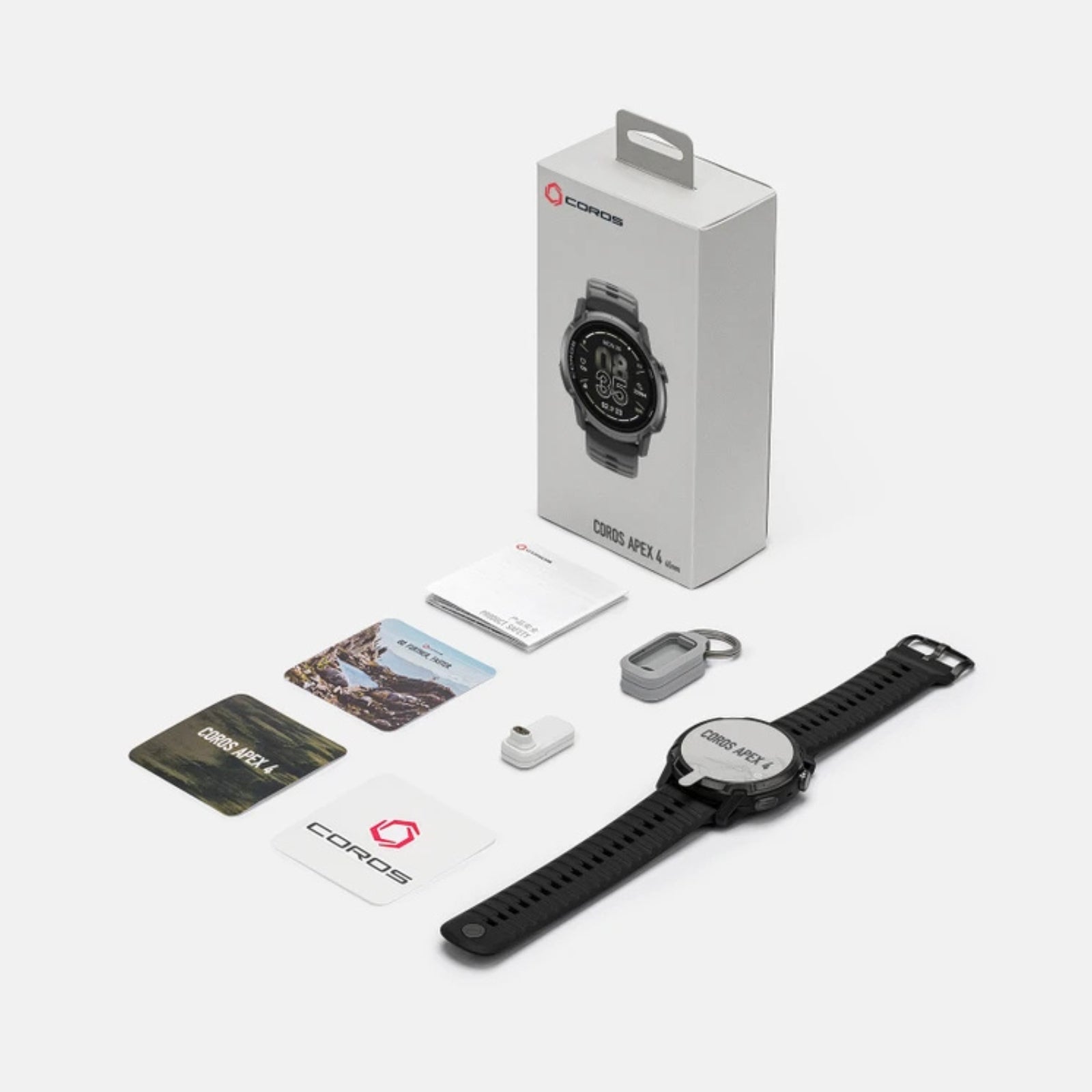 Coros Apex 4 46mm Wit / White - GPS Sport- & Adventure Horloge