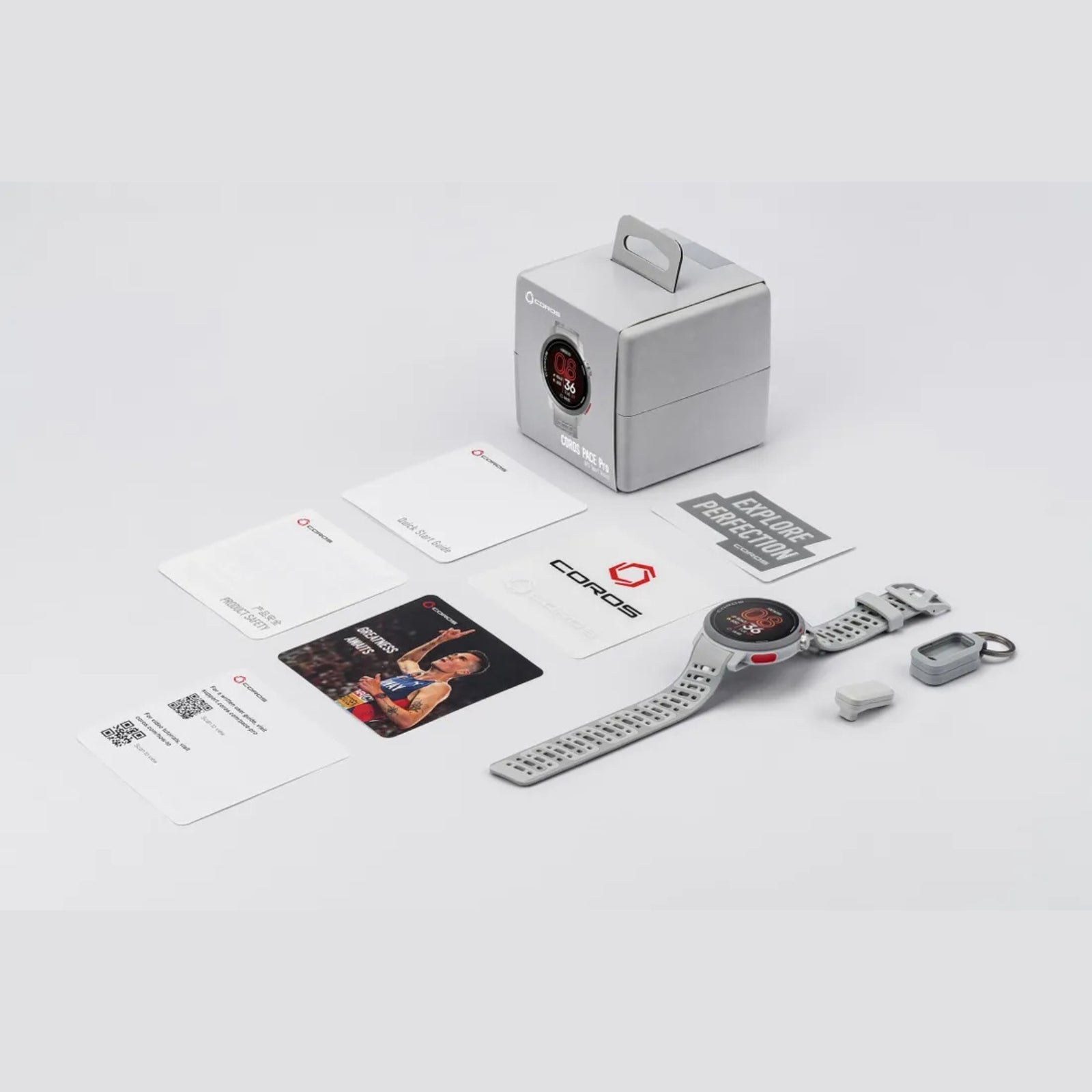 Coros PACE Pro Grau - GPS-Sport- und Abenteueruhr