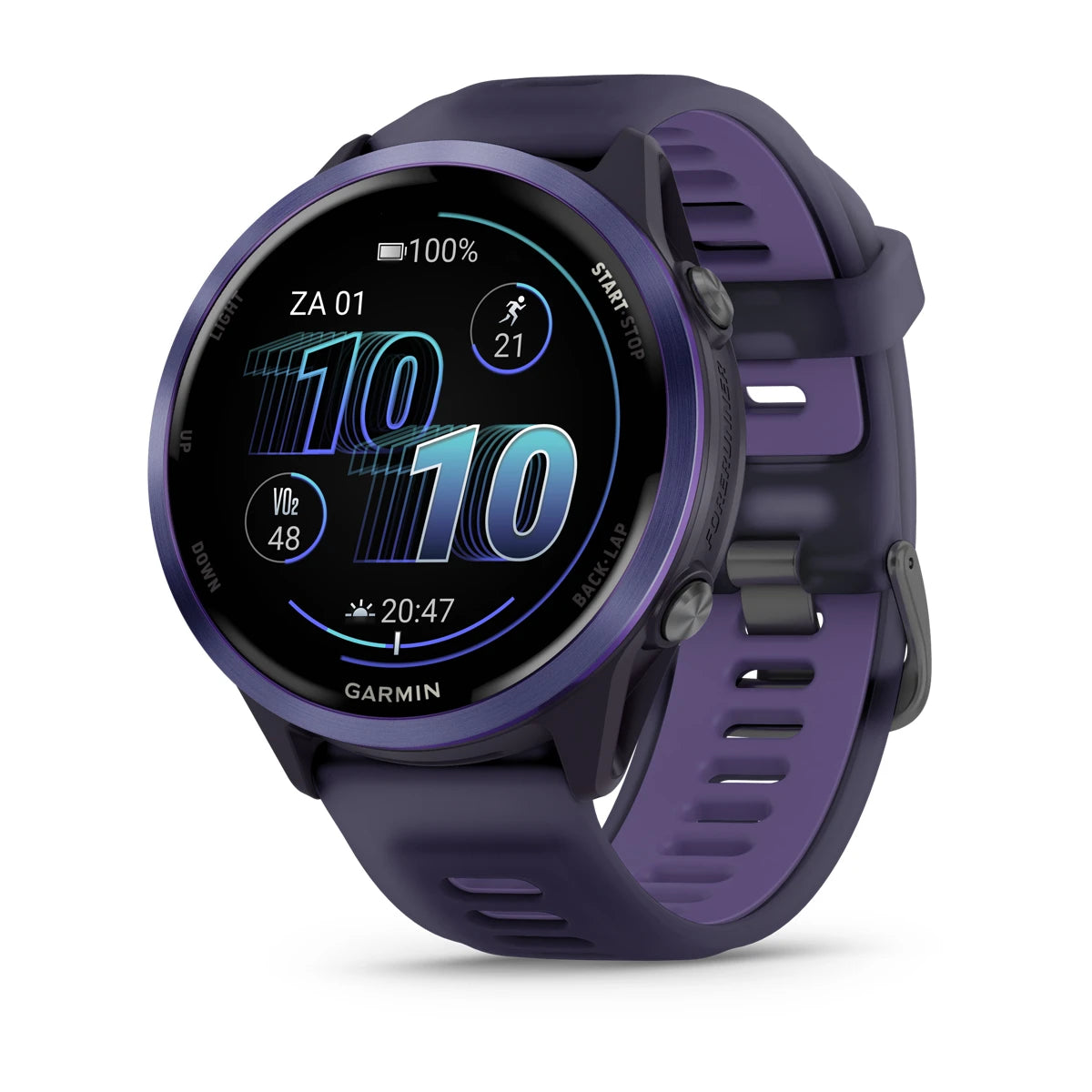 Garmin Forerunner 570 (47 mm) Indigo Purple – Premium-Lauf-Smartwatch mit AMOLED-Display