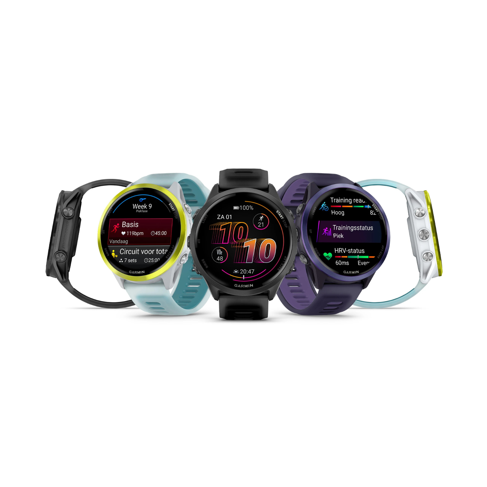 Garmin Forerunner 570 (47 mm) schwarz – Premium-Smartwatch zum Laufen mit AMOLED-Display