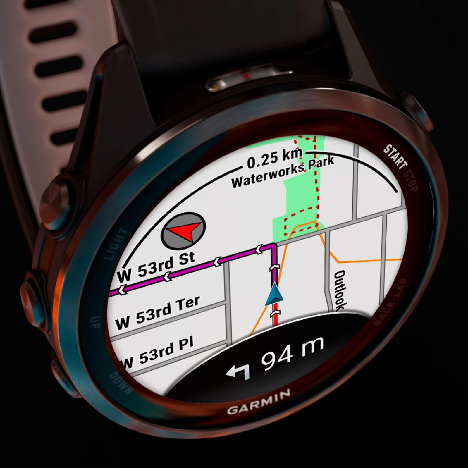 Garmin Forerunner 970 Schwarz – Premium-Smartwatch zum Laufen mit AMOLED-Display