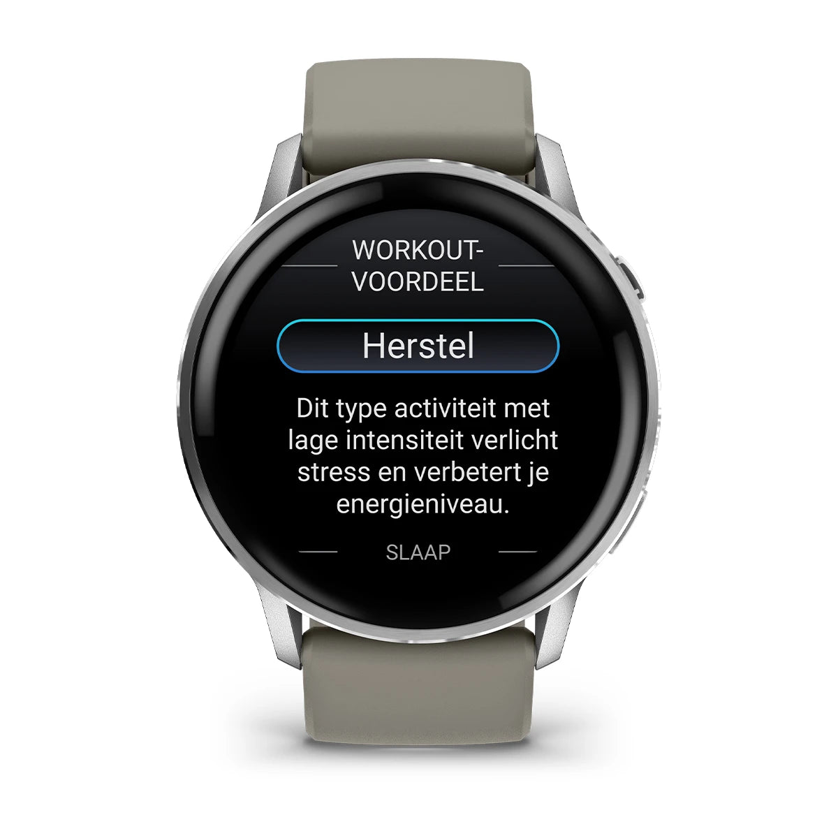 Garmin Venu 4 (45 mm) Schwarz – Modische/Sportliche Hybrid-Smartwatch – Silber mit silbergrauem Silikonarmband