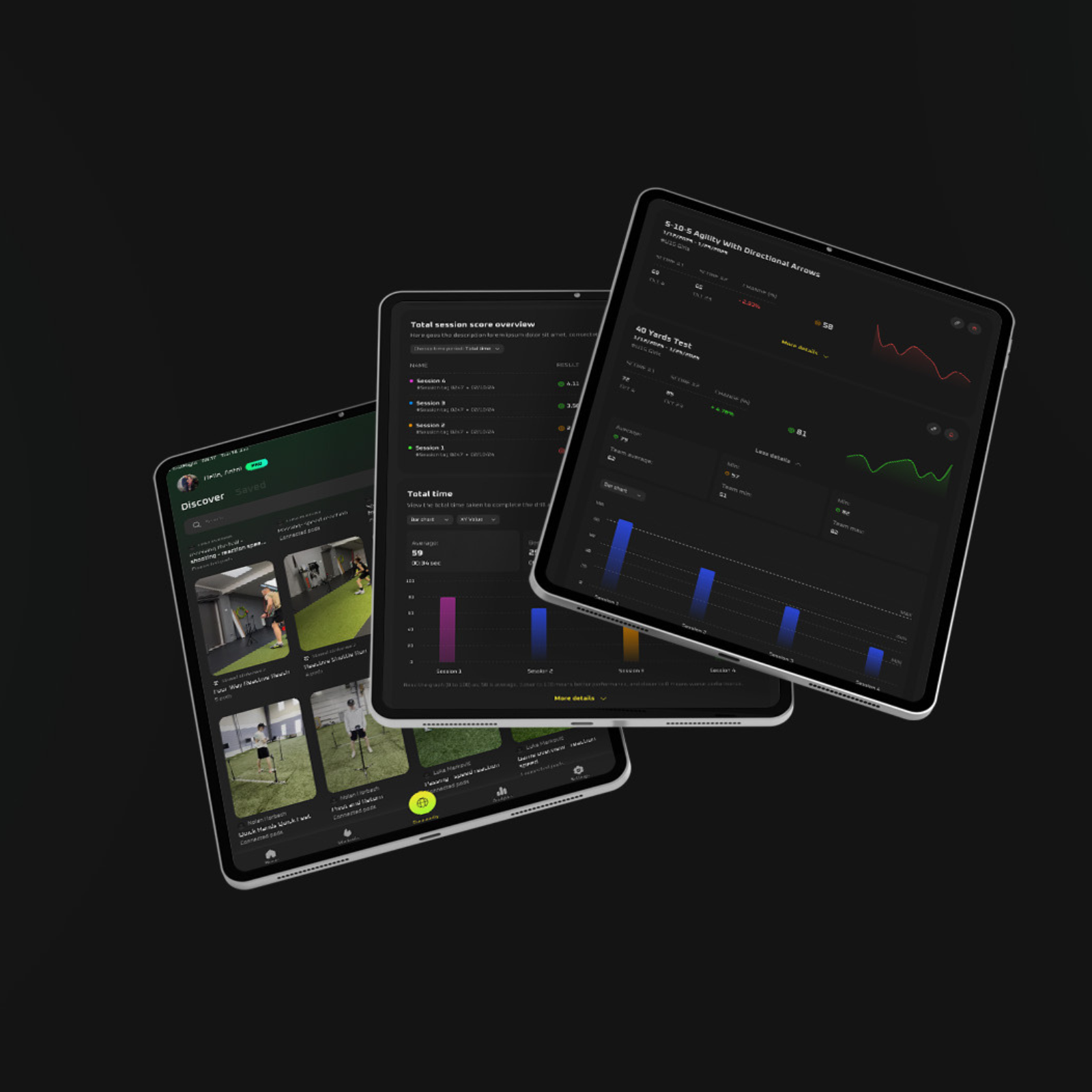 Sportreact Starter-Kit – Komplettes System zur Messung reaktiver Agilität – interaktives Sensorsystem für Reaktionszeit und Timing in Sport, Rehabilitation und (Physio-)Therapie