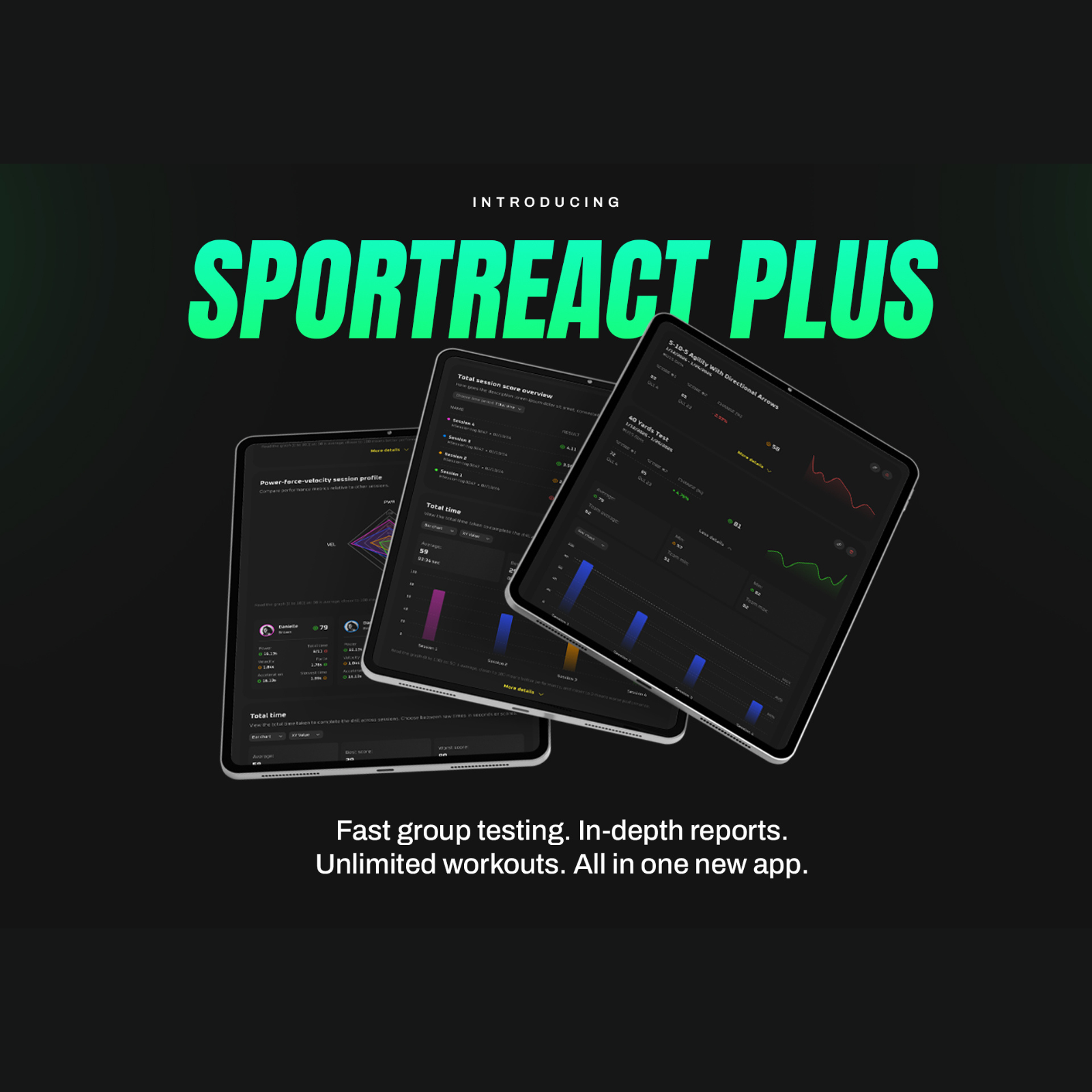 Sportreact Starter-Kit – Komplettes System zur Messung reaktiver Agilität – interaktives Sensorsystem für Reaktionszeit und Timing in Sport, Rehabilitation und (Physio-)Therapie