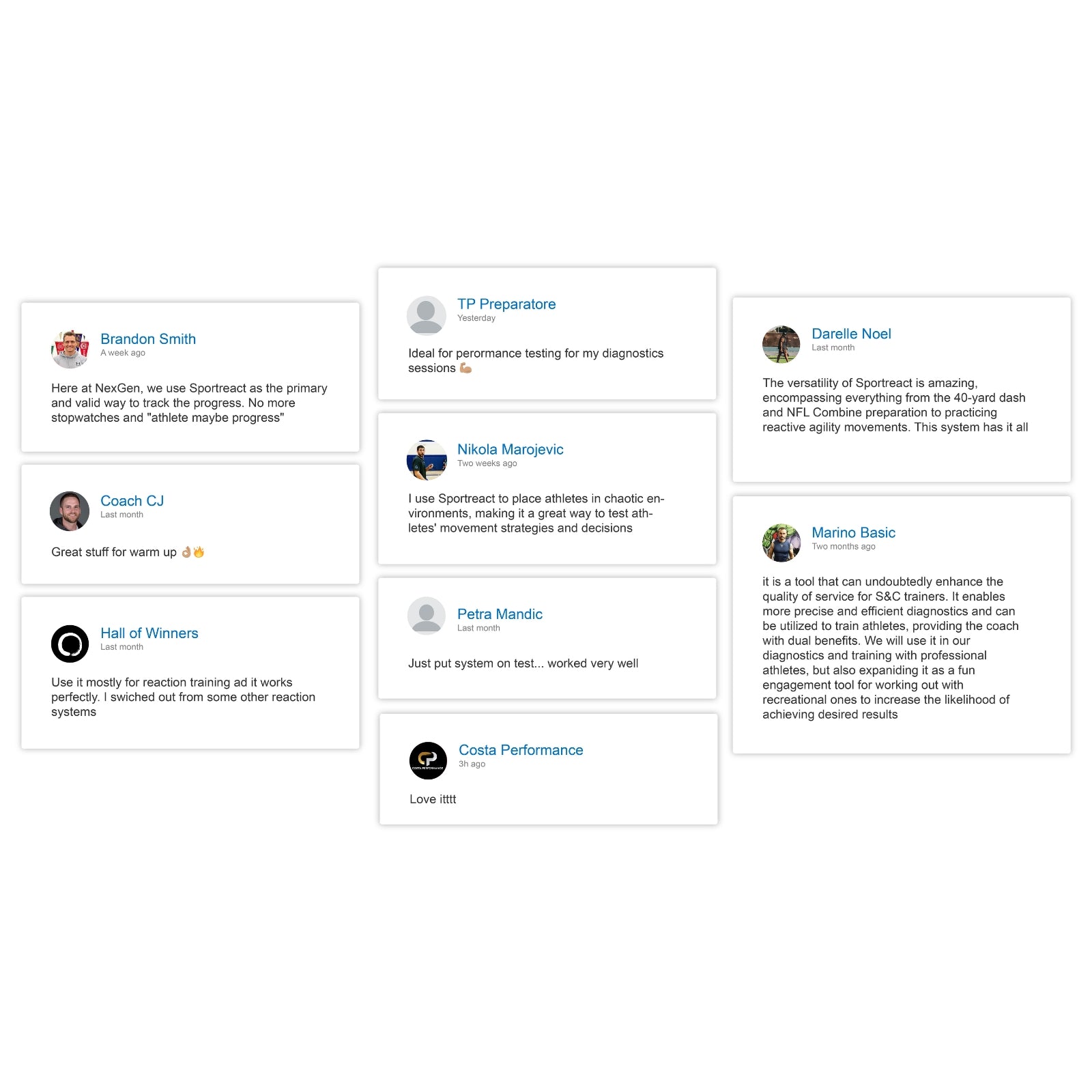 Sportreact Starter-Kit – Komplettes System zur Messung reaktiver Agilität – interaktives Sensorsystem für Reaktionszeit und Timing in Sport, Rehabilitation und (Physio-)Therapie