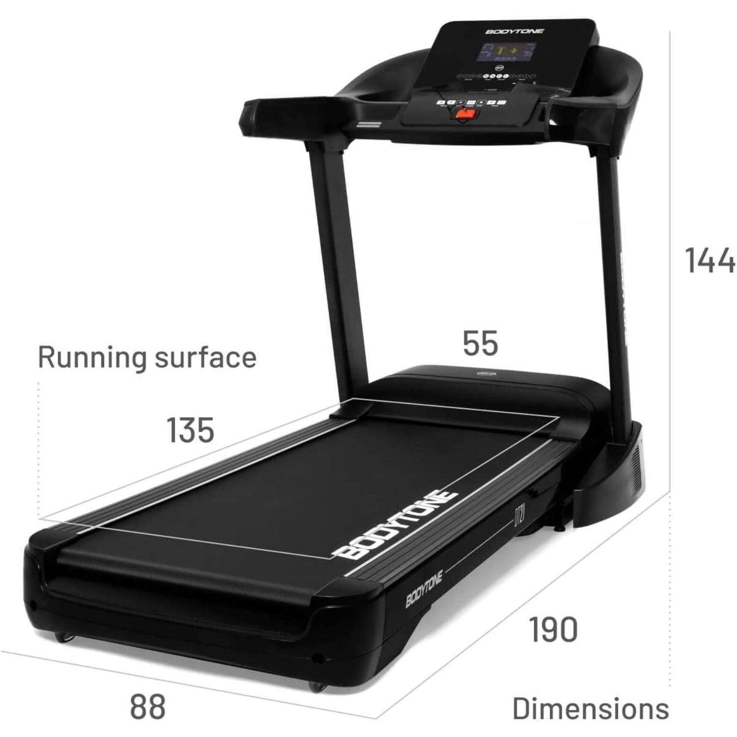 Bodytone DT21+ Loopband - Inklapbaar
