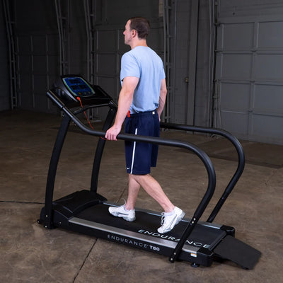 Body-Solid Endurance T50 treadmill with handrails