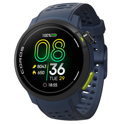 Coros PACE Pro Blau/Marineblau - GPS-Sport- und Abenteueruhr 