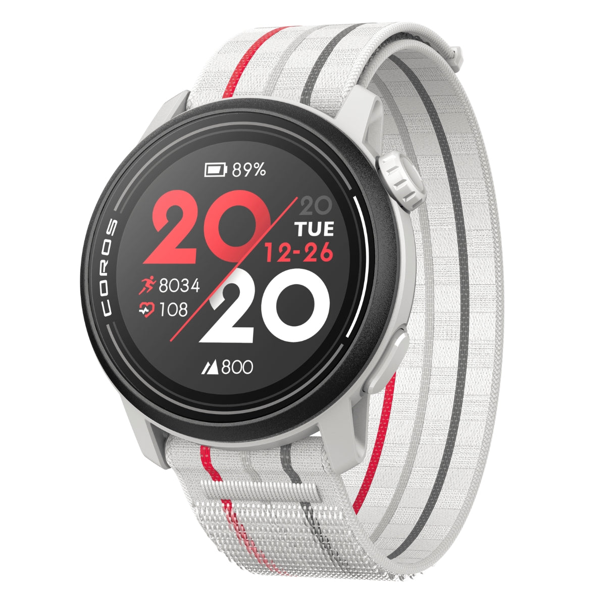 Coros PACE 3 Nylon White - GPS Sport- & Adventure Horloge