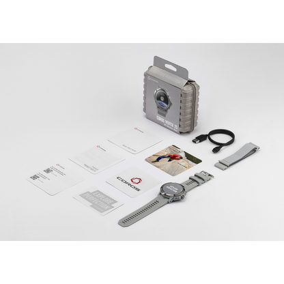 Coros Vertix 2S Mondgrau – Premium-GPS-Sport- und Abenteueruhr 