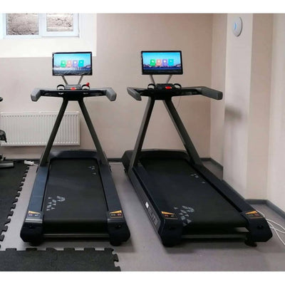 Evolve Fitness CT-215X-BL Profi-Laufband – Touchscreen-Entertainment-Konsole