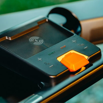 Evolve Fitness CT-215X-GR Profi-Laufband – grau – mit XL 21,5" 2K Touchscreen-Entertainment-Konsole