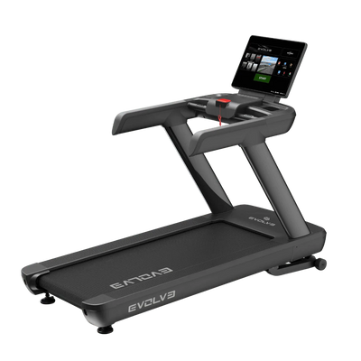Evolve Fitness EC-550-TFT professionelles Laufband mit Touchscreen-Entertainment-Konsole