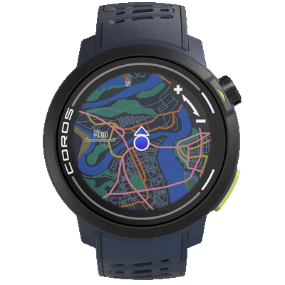 Coros PACE Pro Blau/Marineblau - GPS-Sport- und Abenteueruhr 