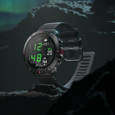 Polar Grit X2 Pro Night Black Premium Multisport Watch SL - Black