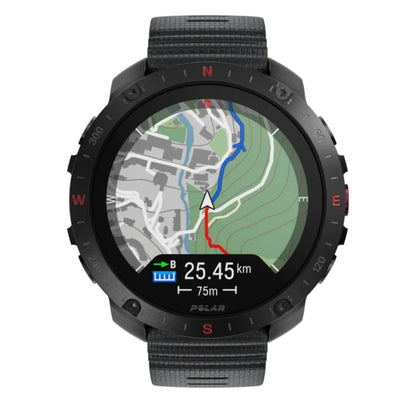 Polar Grit X2 Pro Night Black Premium Multisport Watch SL - Black