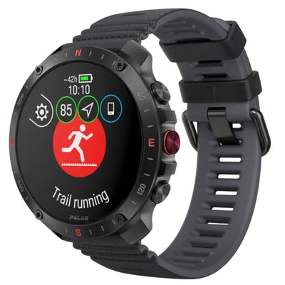 Polar Grit X2 Pro Night Black Premium Multisport Watch SL - Black