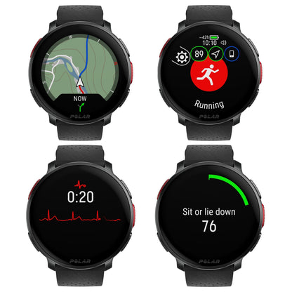 Polar Vantage V3 Night Black Premium Multisportuhr SL - Schwarz