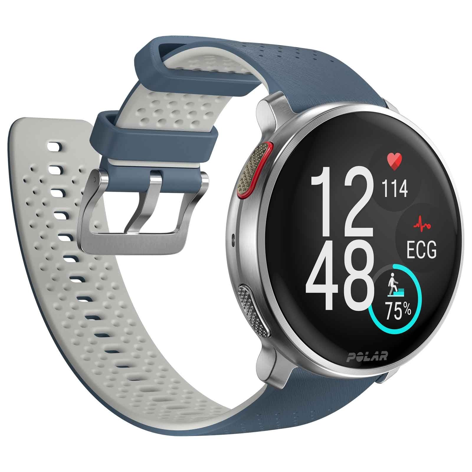 Polar Vantage V3 Sky Blue Premium Multisportuhr SL - Blau