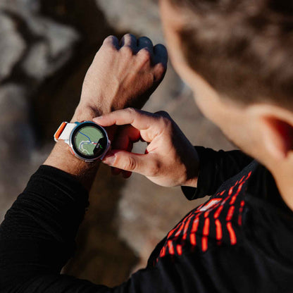 Polar Vantage V3 Sunrise Apricot Premium Multisportuhr SL - Weiß