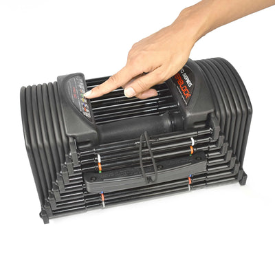 Powerblock Pro 50 PBPRO50 – Set mit 2 verstellbaren Kurzhanteln bis 23 kg