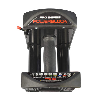 Powerblock Pro 50 PBPRO50 – Set mit 2 verstellbaren Kurzhanteln bis 23 kg