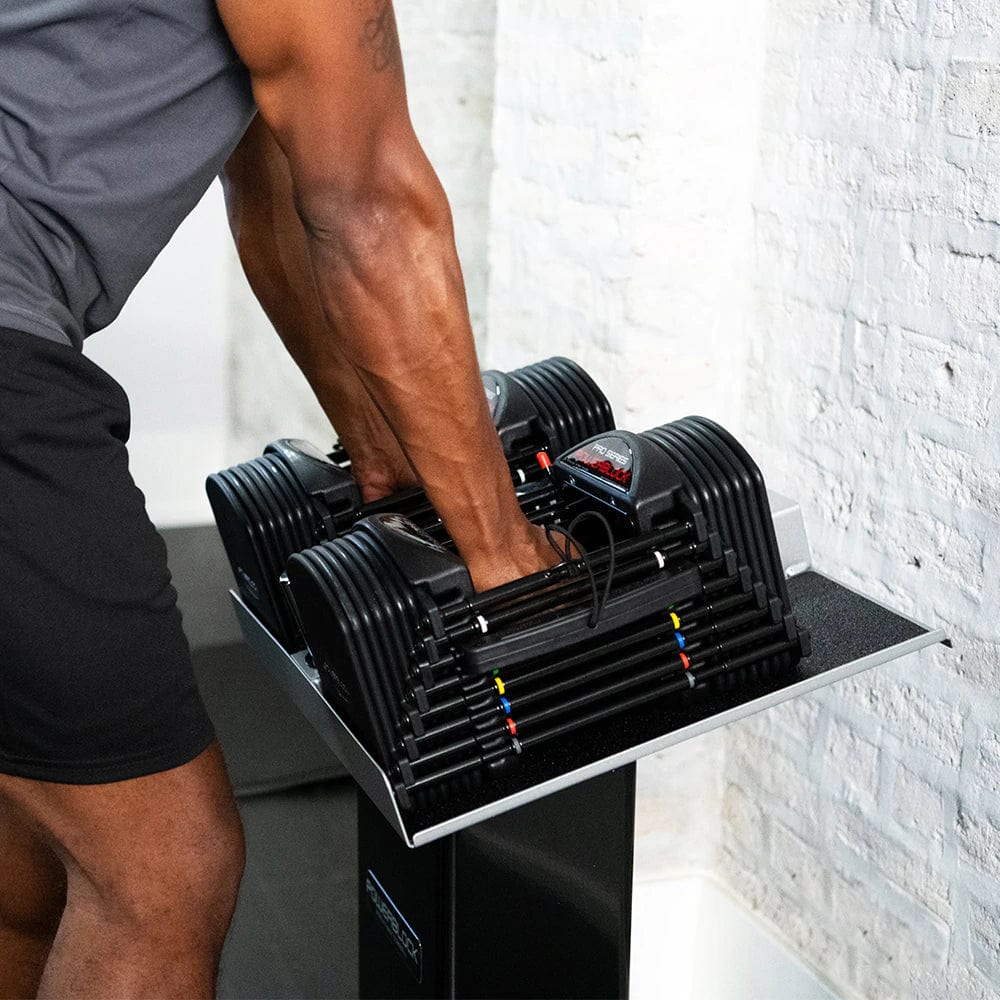 Powerblock Pro EXP 5-50 PBPROSET1 – Set mit 2 verstellbaren Hanteln bis 23 kg – erweiterbar 
