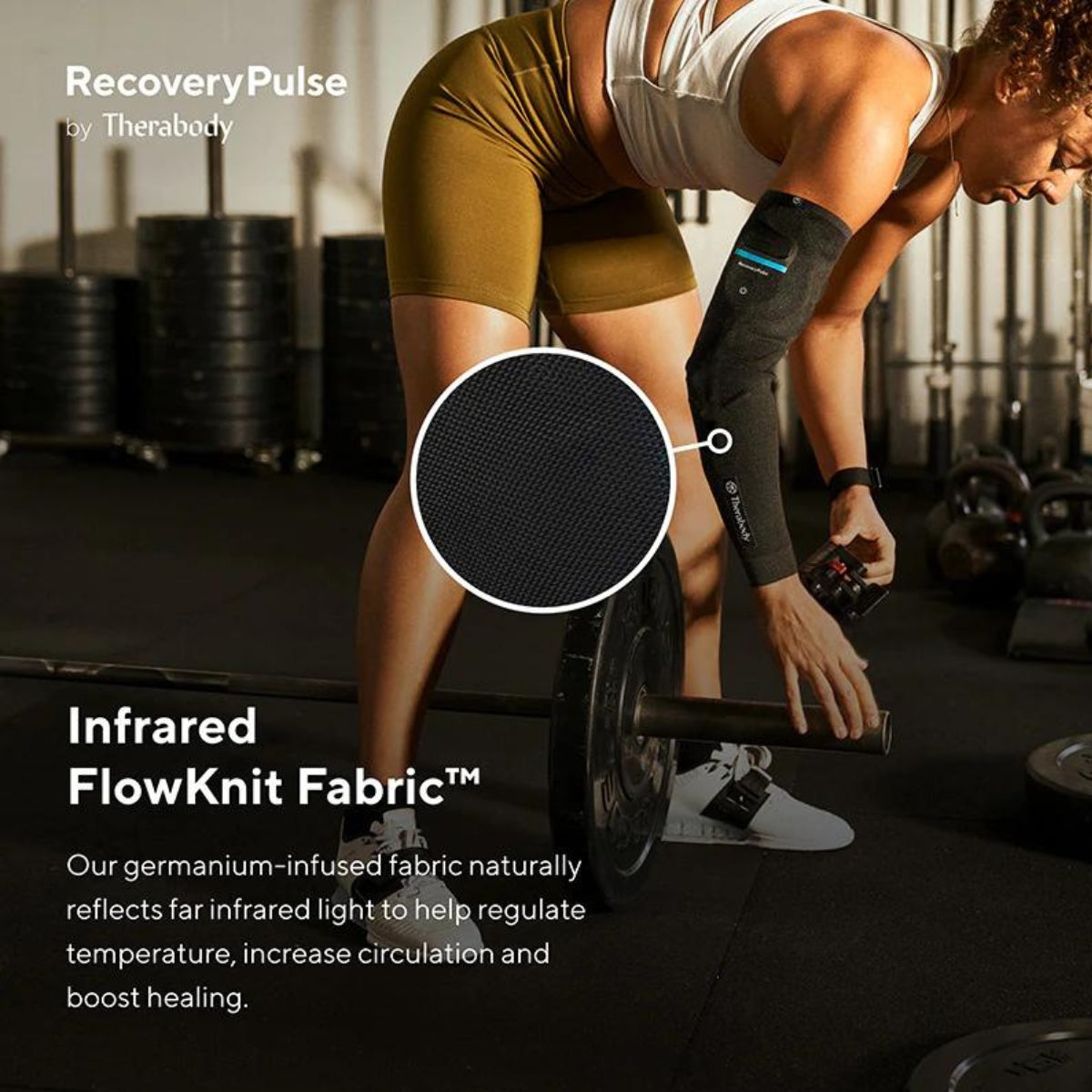 Therabody RecoveryPulse Arm (Medium) - Compression Sleeve - Herstel & rust voor de armen