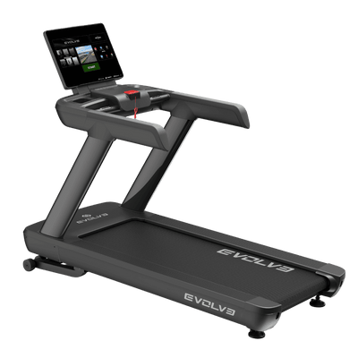 Evolve Fitness EC-550-TFT professionelles Laufband mit Touchscreen-Entertainment-Konsole