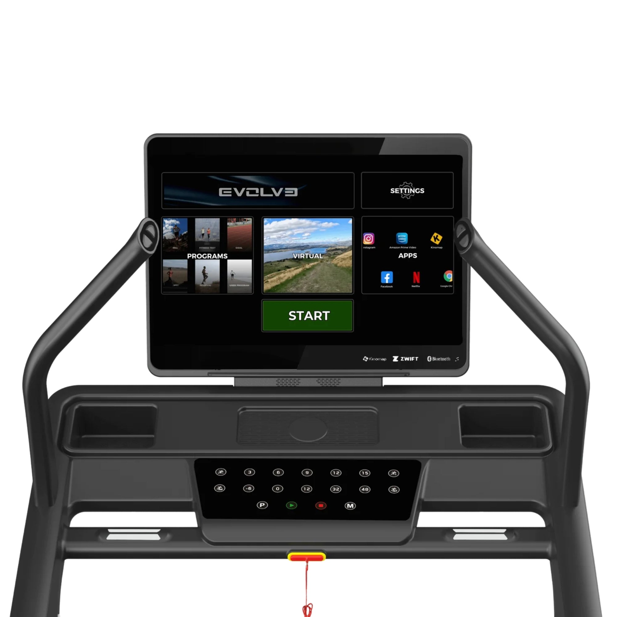 Evolve Fitness HT-225-TFT klim loopband met touchscreen entertainment console & incline tot 48%