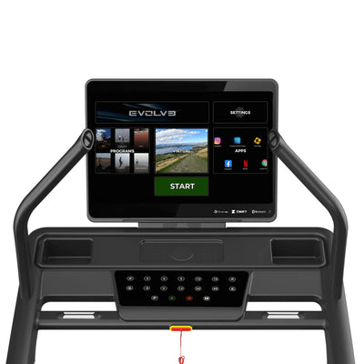 Evolve Fitness HT-225-TFT Laufband mit Touchscreen-Unterhaltungskonsole & Steigung bis zu 48%
