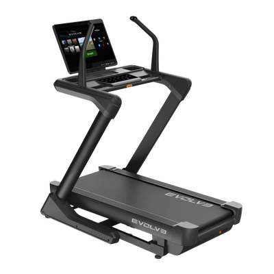 Evolve Fitness HT-225-TFT Laufband mit Touchscreen-Unterhaltungskonsole & Steigung bis zu 48%