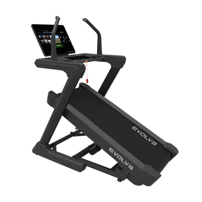 Evolve Fitness HT-225-TFT Laufband mit Touchscreen-Unterhaltungskonsole & Steigung bis zu 48%