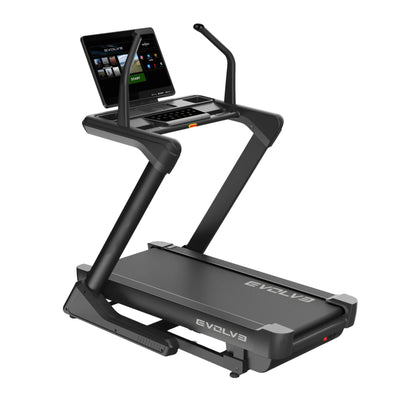 Evolve Fitness HT-225-TFT Laufband mit Touchscreen-Unterhaltungskonsole & Steigung bis zu 48%