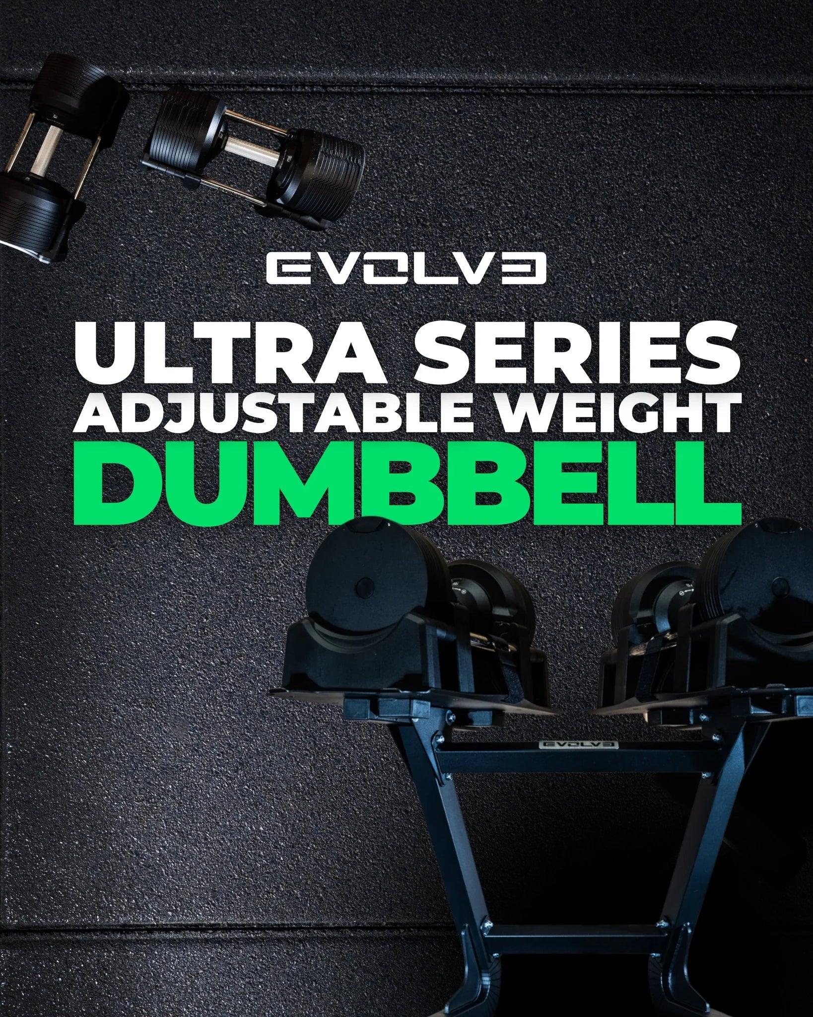 Evolve Fitness Ultra Series AD-235 Verstellbare Hantel bis 23,5 kg