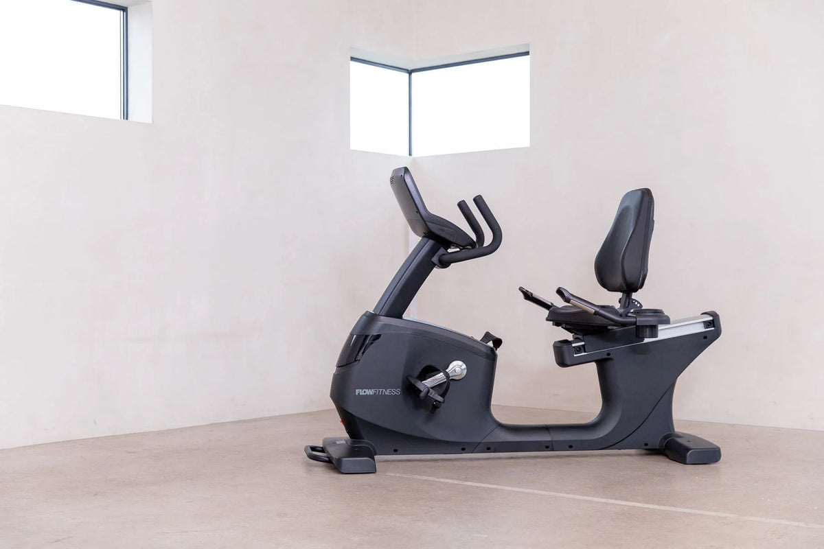 Flow Fitness Pro RB5i recumbent bike ligfiets