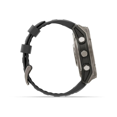 Garmin Fenix ​​8 Pro (51 mm) Sapphire - Premium AMOLED Multisport Smartwatch - Titanium with graphite/black silicone strap