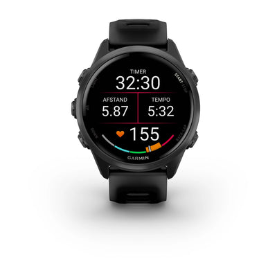 Garmin Forerunner 570 (42mm) black - Premium smartwatch for running with AMOLED screen 