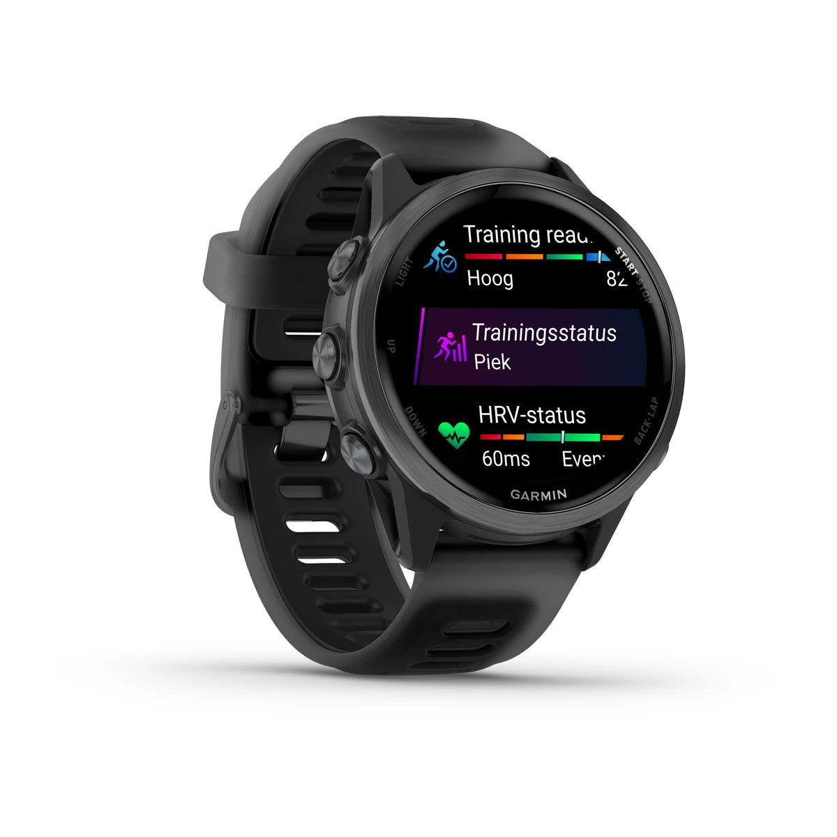 Garmin Forerunner 570 (42 mm) schwarz – Premium-Smartwatch zum Laufen mit AMOLED-Display 
