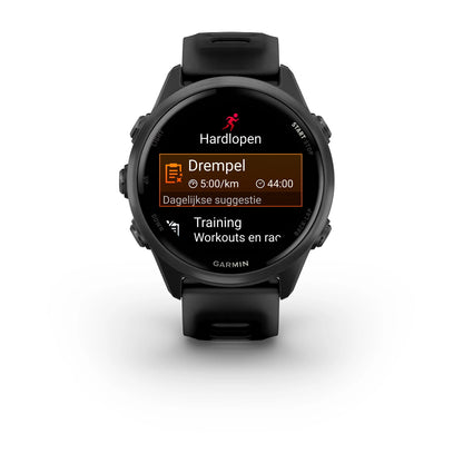 Garmin Forerunner 570 (42 mm) schwarz – Premium-Smartwatch zum Laufen mit AMOLED-Display 