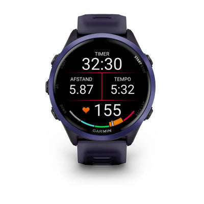 Garmin Forerunner 570 (47mm) Indigo Purple - Premium running smartwatch with AMOLED display 