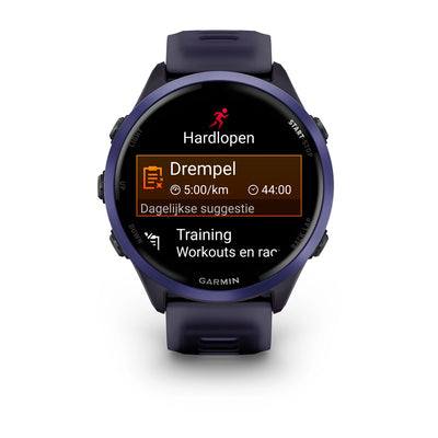 Garmin Forerunner 570 (47mm) Indigo Purple - Premium running smartwatch with AMOLED display 
