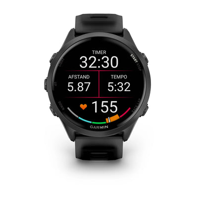 Garmin Forerunner 570 (47mm) black - Premium smartwatch for running with AMOLED screen 