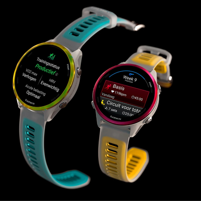 Garmin Forerunner 570 (47mm) black - Premium smartwatch for running with AMOLED screen 