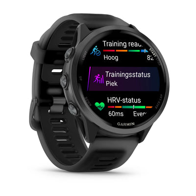 Garmin Forerunner 570 (47mm) black - Premium smartwatch for running with AMOLED screen 