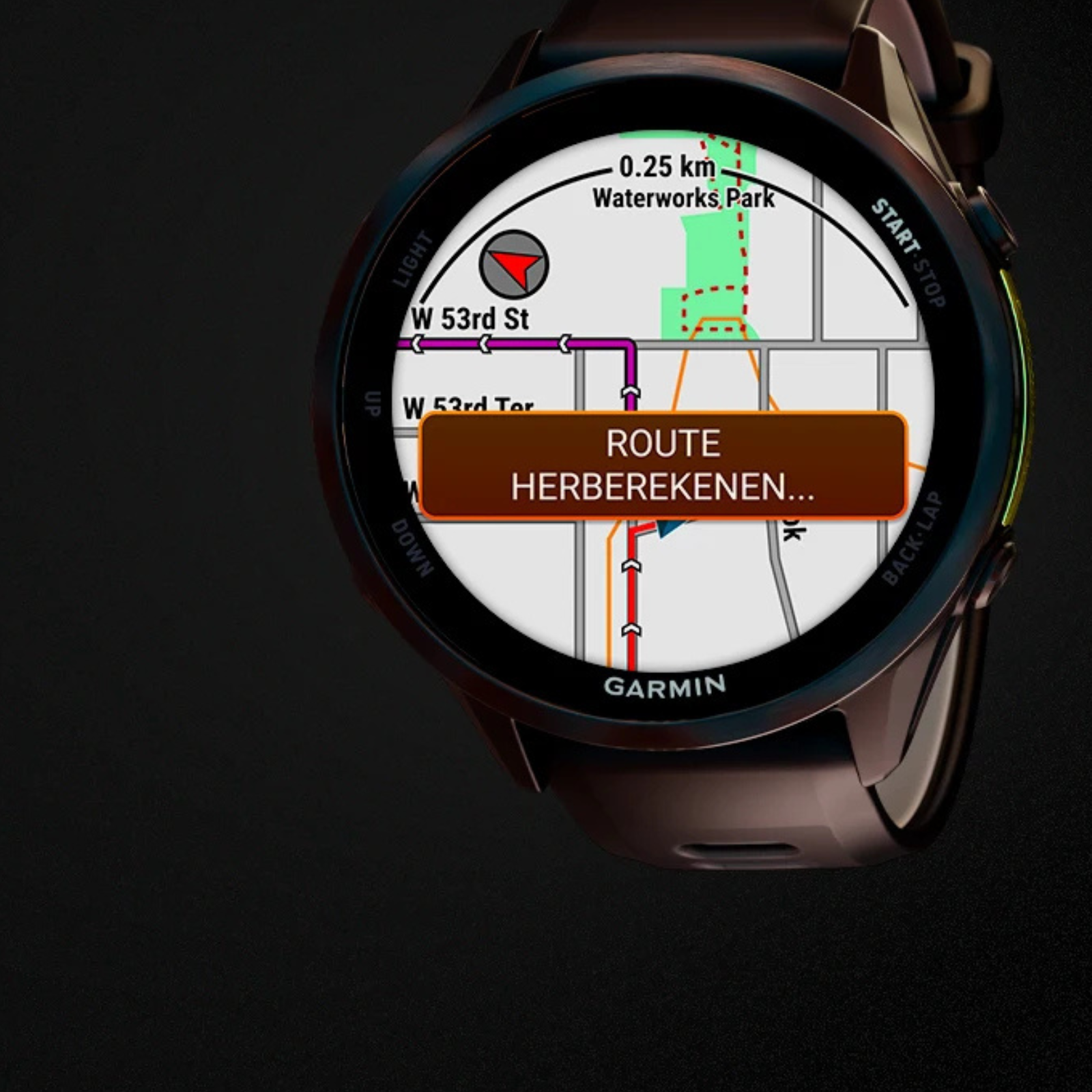 Garmin Forerunner 970 Schwarz – Premium-Smartwatch zum Laufen mit AMOLED-Display 