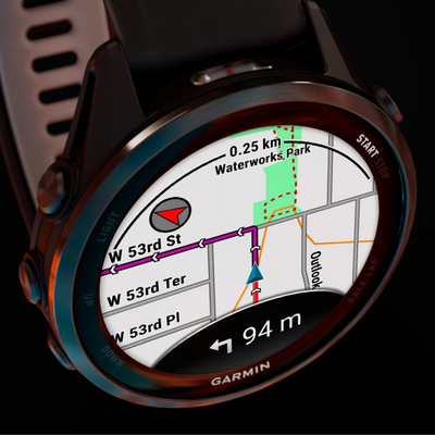 Garmin Forerunner 970 White - Premium smartwatch for running with AMOLED screen 
